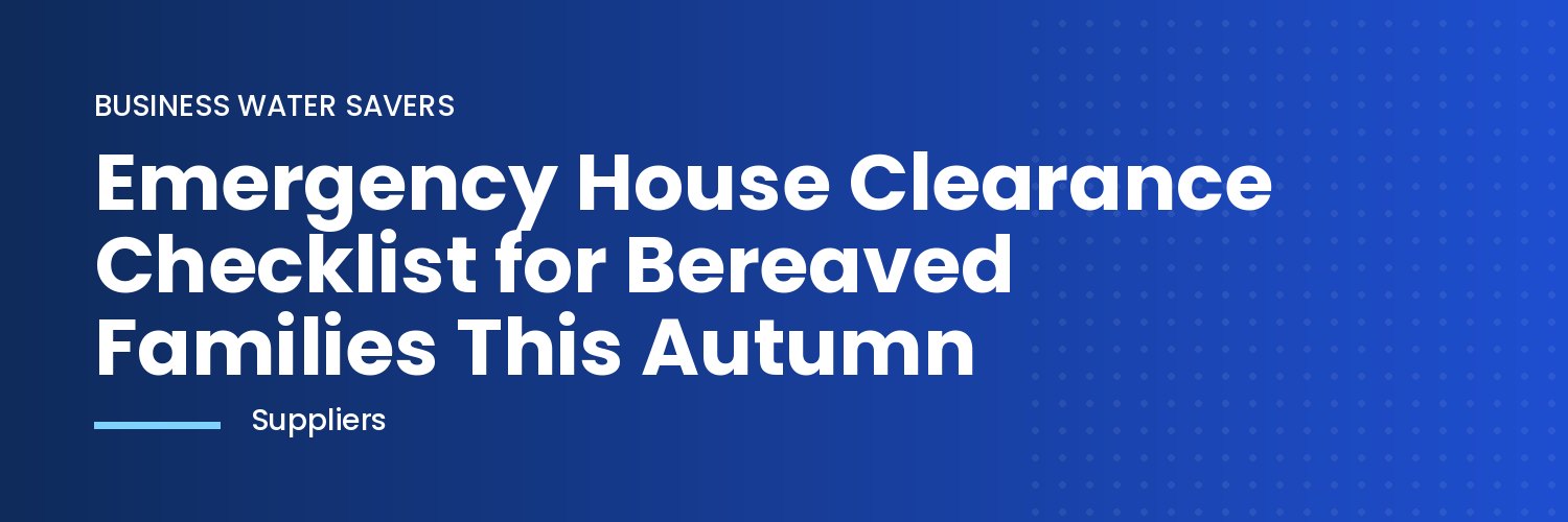 Two people sorting through belongings in a home during autumn